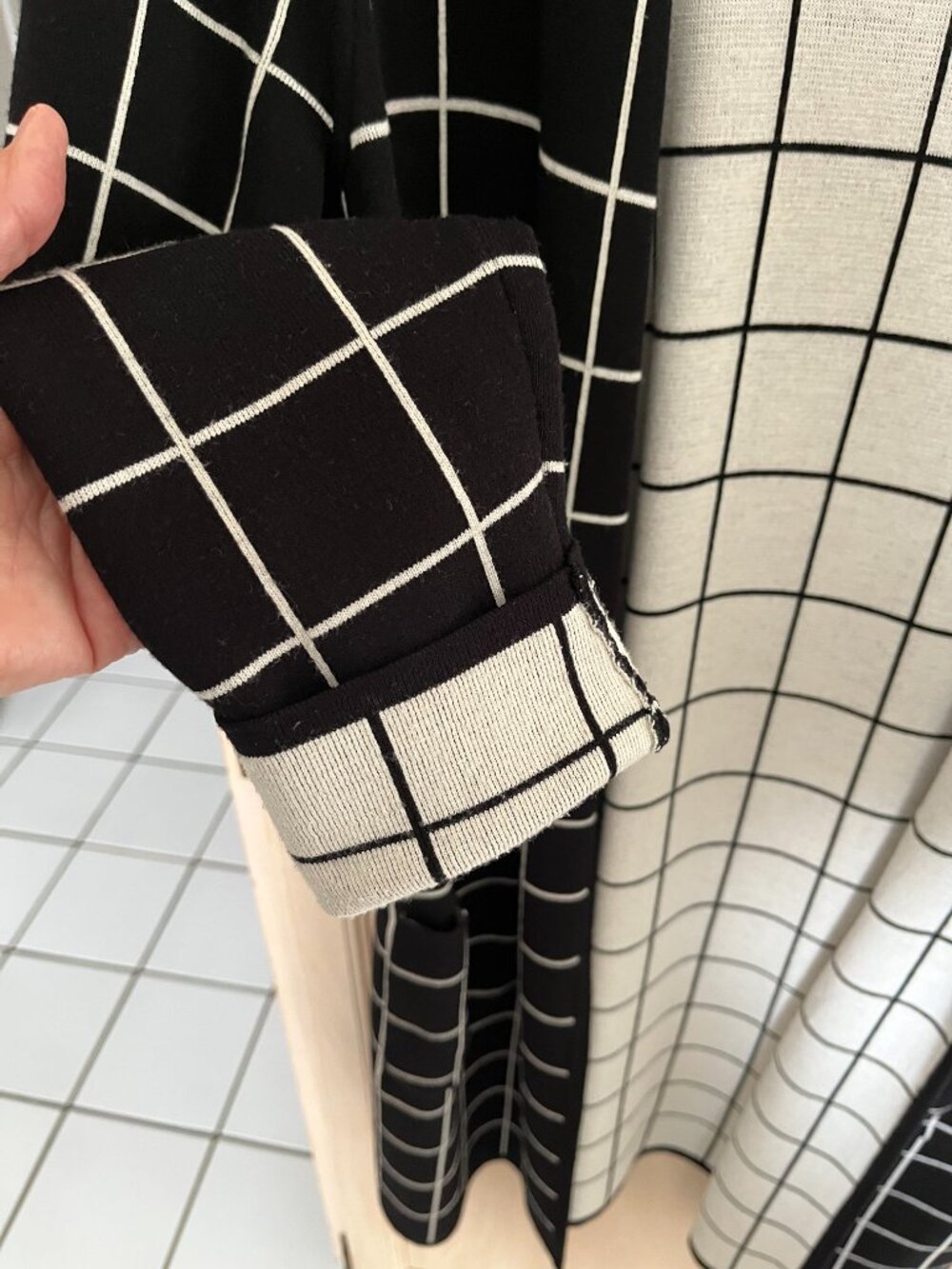 Talbots Windowpane Long Cardigan - Picture 5 of 5